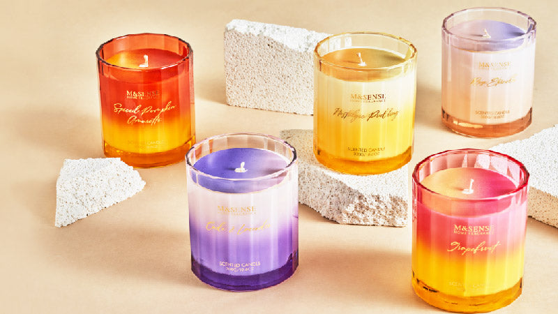 Artistic Gradient Candles