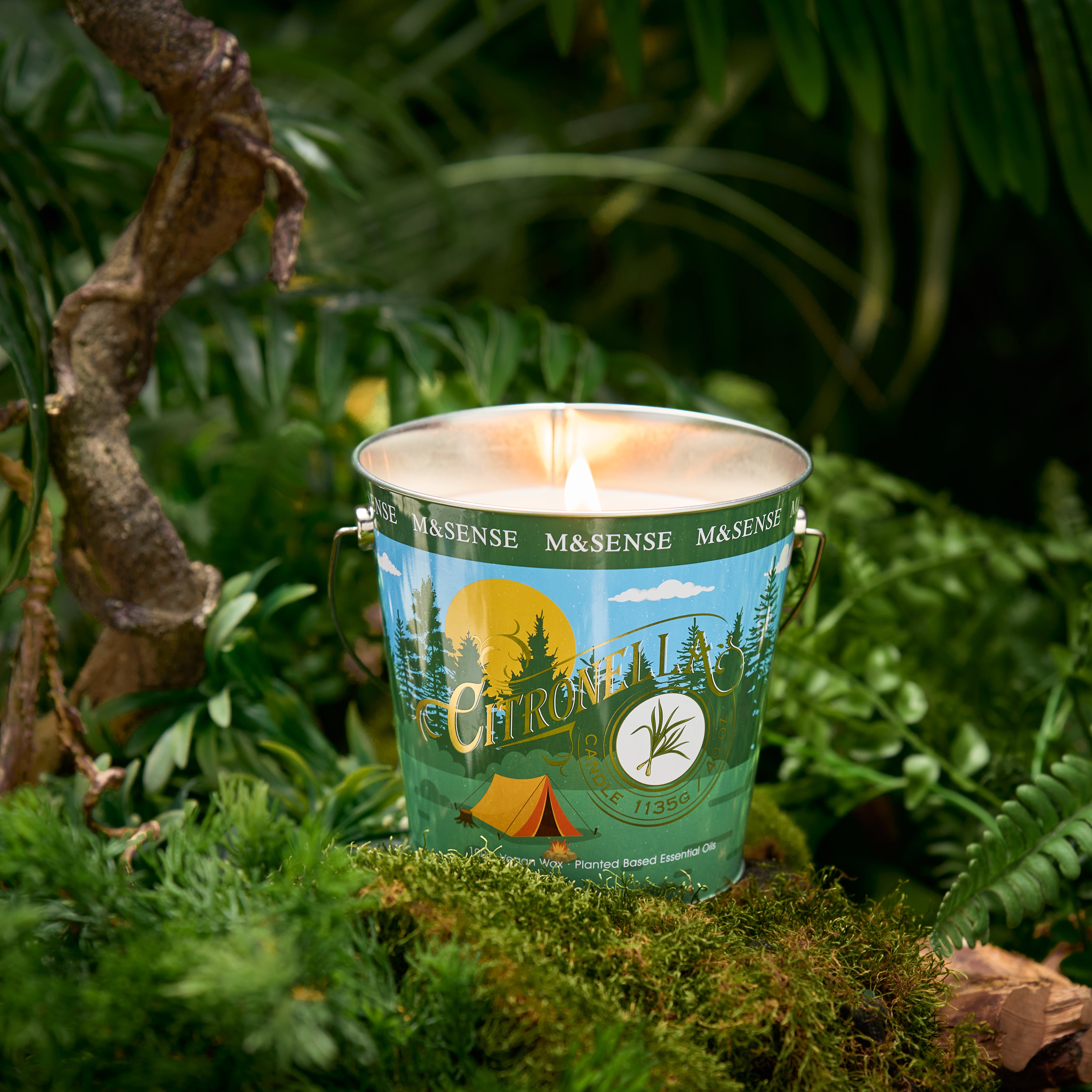Citronella Peppermint Large Candle – M&SENSE