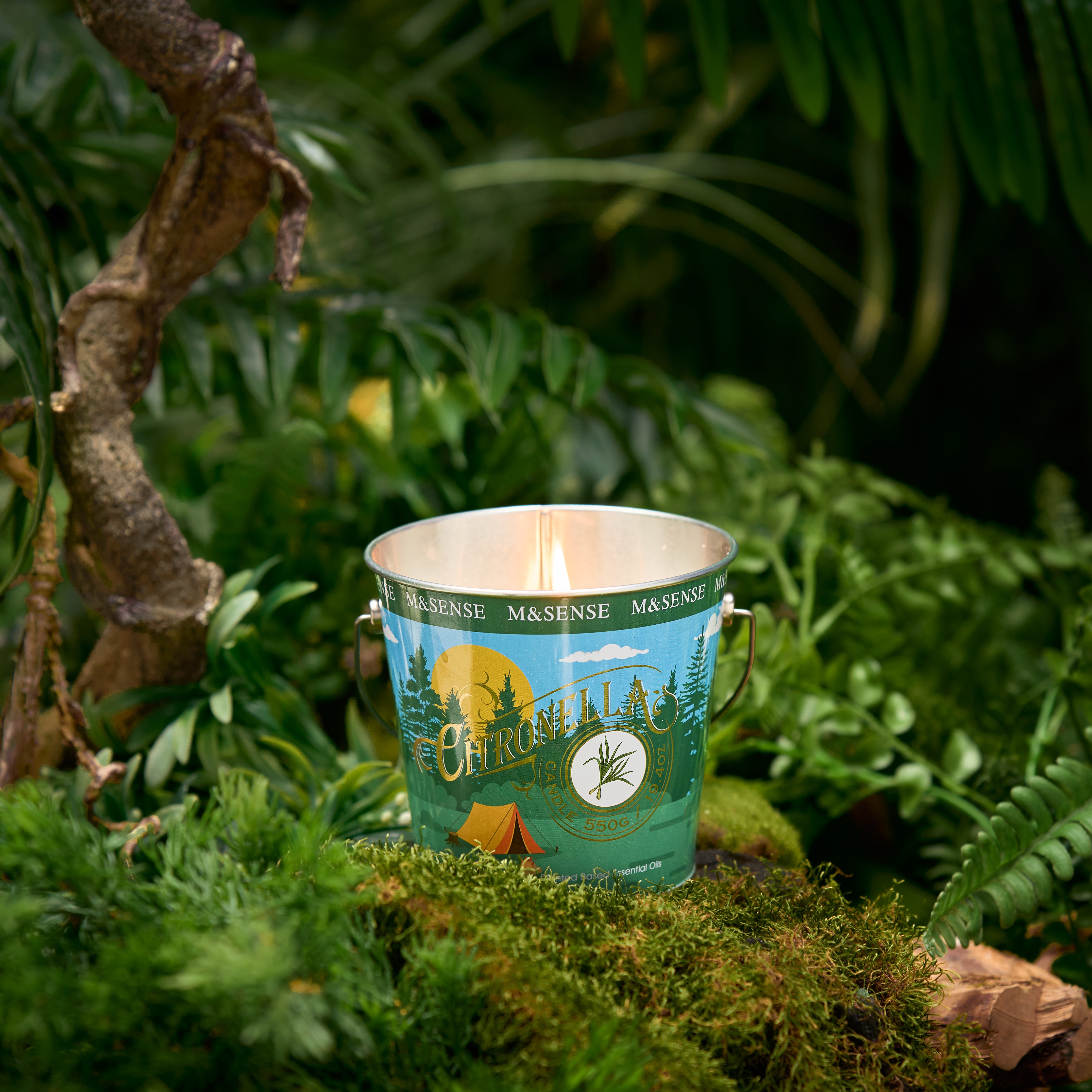Soy Wax 100% Non-toxic Summer Outdoor Citronella Candle – M&SENSE