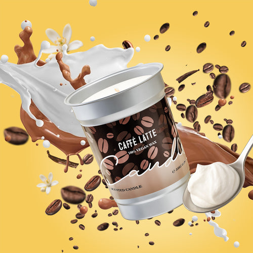 Caffe Latte Large Candle