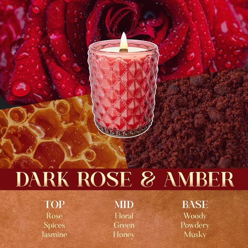 Rose Amber Classic Candle